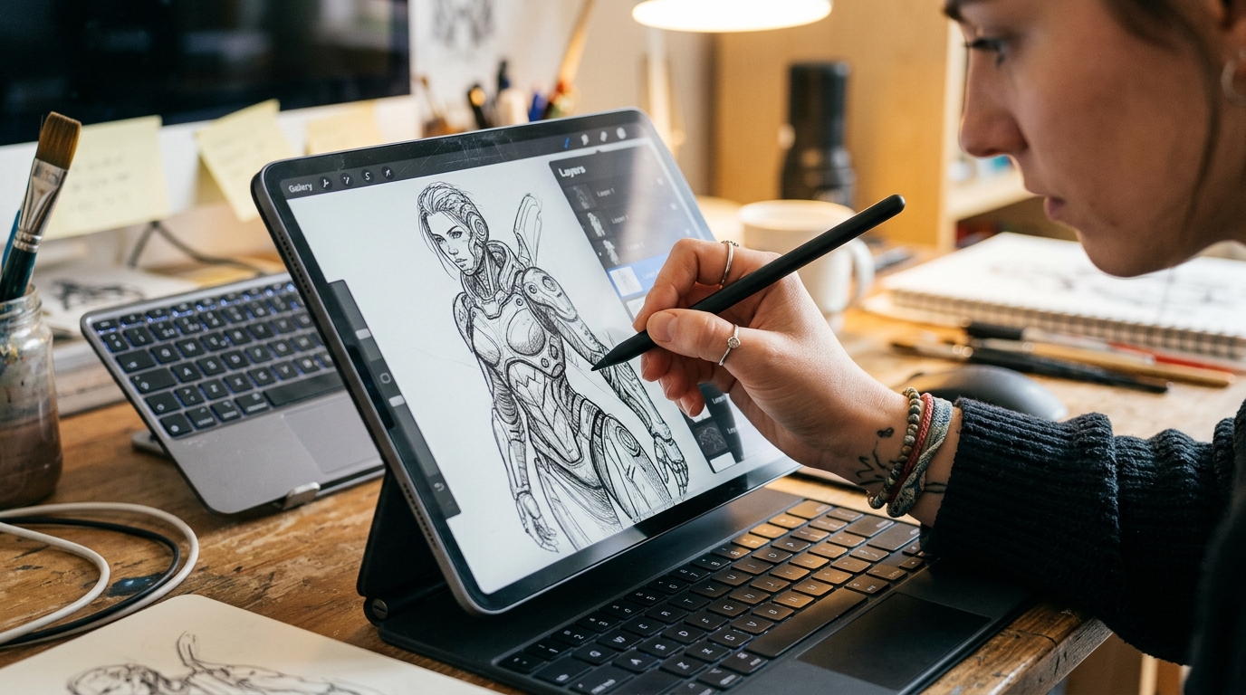 Olovke, tastature i rad na tabletu