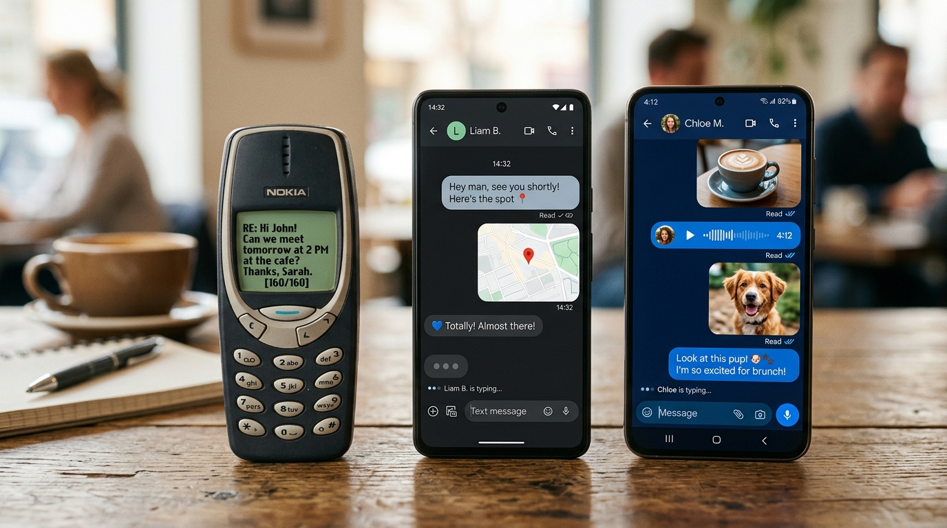 SMS, MMS, RCS i aplikacije za poruke